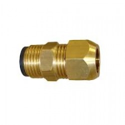 ADAPTADOR DAKO MACHO 1/2 BSP (E) X TM 3/8 (I) APERTO DE BICO TM COM PORCA